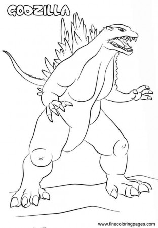 10 Best Free Printable Godzilla Coloring Pages For Kids