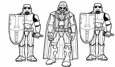 Darth Vader And Storm Troopers Coloring Pages Coloring Pages For ...