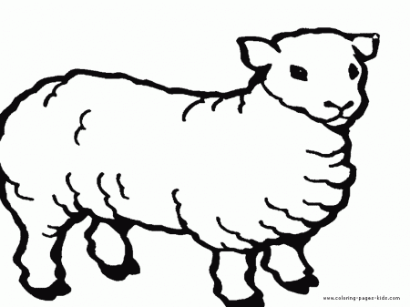 Coloring Pages Sheep | yeskebumennewsco