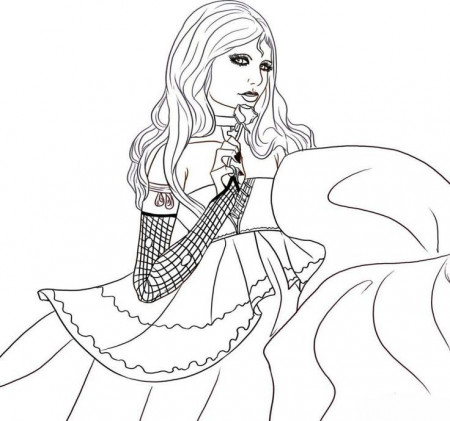 Free Vampire Coloring Pages To