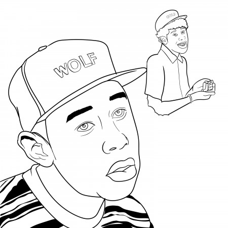 Wolf Coloring Page : r/tylerthecreator