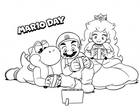 Super Mario Bros Coloring Pages - AniYuki.com