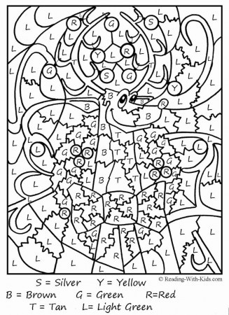 Color by Number for Adults Printable Unique Coloring Pages Free Color by …  in 2020 | Christmas coloring sheets, Printable christmas coloring pages,  Christmas coloring pages