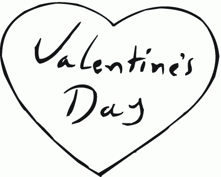 Valentine's Day Heart - Valentines Day Coloring Pages : Coloring ...