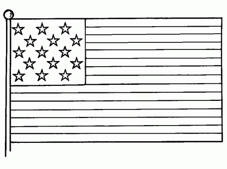 Usa Flag Coloring Page (18 Pictures) - Colorine.net | 3941
