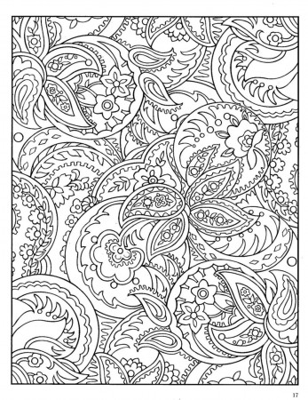 paisley design coloring pages | Best Coloring Page Site