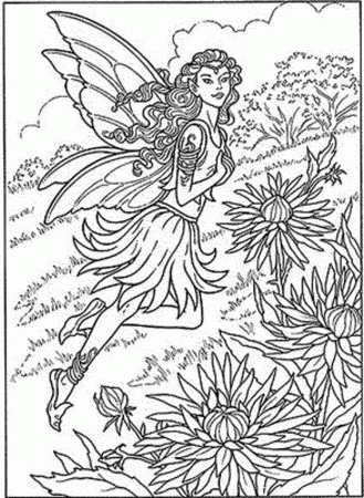 Coloring Pages: Fairy Coloring Pages For Adults Printable Kids ...