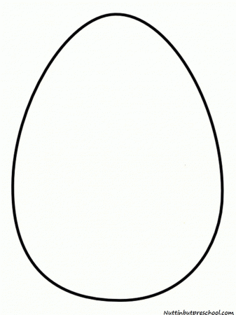 plain easter egg coloring pages download | Only Coloring Pages