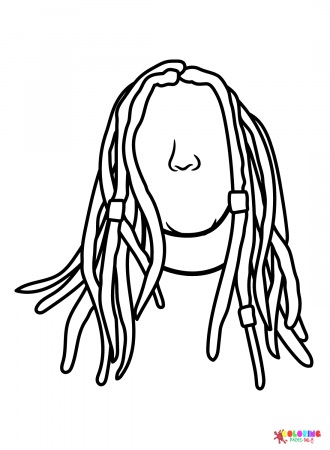 Dreadlocks Coloring Pages - Coloring Pages For Kids And Adults