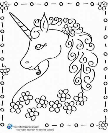 Free Printable Coloring Pages Of Unicorns - High Quality Coloring ...