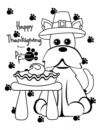 Thanksgiving coloring pictures