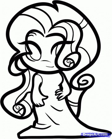 My Little Pony As Humans Coloring Pages Sketch Coloring Page