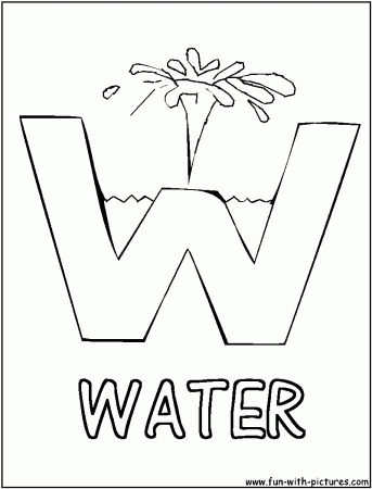 Printable Water Conservation Coloring Pages Water Conservation ...