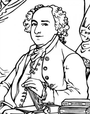 American Presidents John Adams Coloring Pages and Colouring ...