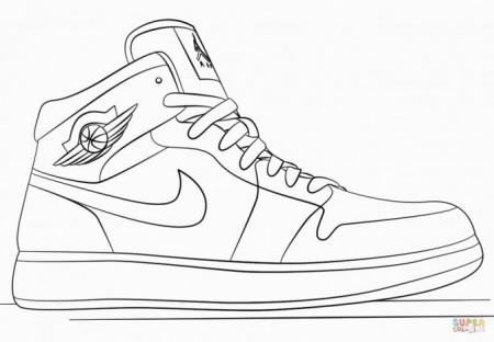 coloring ~ Coloring Free Printable Pages Jordan Shoes Of And ...