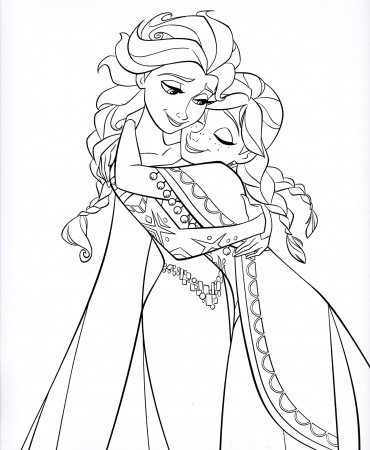 Coloring Pages : Pin On Disney Frozen Coloring Sheets Anna And ...