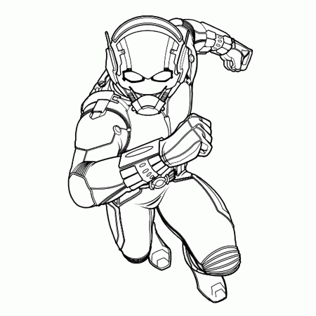 ant-man-0009 - Coloring pages for kids