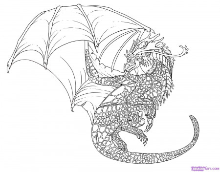 Really Cool Dragon Coloring Pages - High Quality Coloring Pages