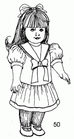 Baby Doll For Kids - Coloring Pages for Kids and for Adults