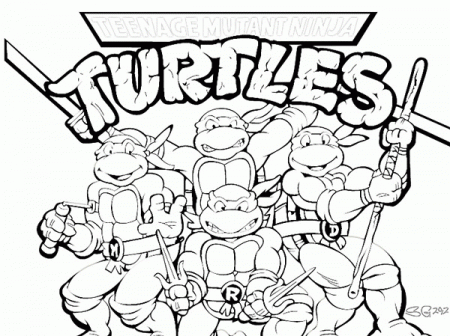Ninja Turtles - Coloring Pages for Kids and for Adults