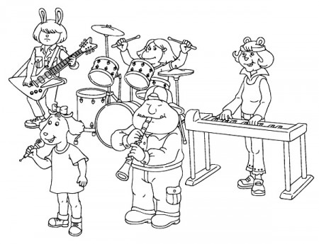 Printable Music Coloring Pages | ColoringMe.com