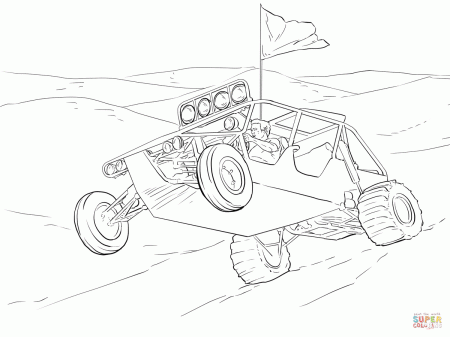 Dune Buggy coloring page | Free Printable Coloring Pages