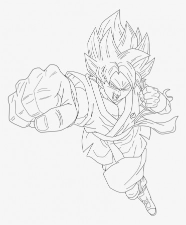 Goku Super Saiyan Blue Kaioken Coloring Pages Great - Goku Ssb Kaioken X10  Drawing PNG Image | Transparent PNG Free Download on SeekPNG