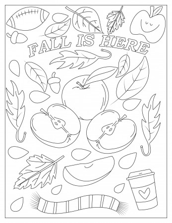 5 Free Fall Coloring Pages To Celebrate The Changing Seasons - I Spy  Fabulous