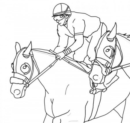 15 Pics of Barbie Coloring Pages Horse Racing - Barbie and Horse ...