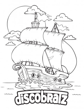 Mayflower Boat Coloring Pages Free Printable Mayflower Coloring ...
