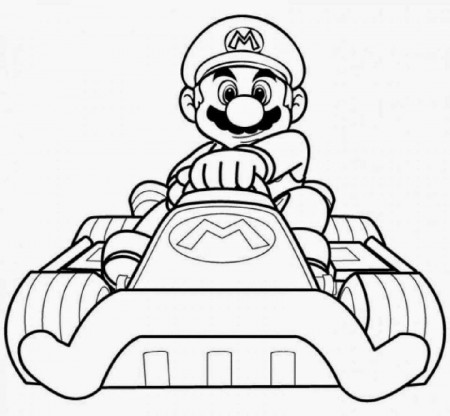 Mario Kart Coloring Pages | Free Coloring Pages