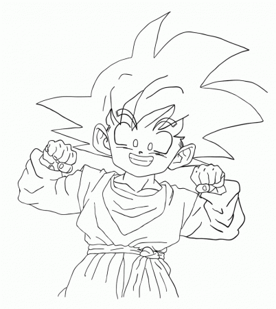 Wallpapers Goten And Trunks Coloring Pages Dragon Ball Z Gotenks ...