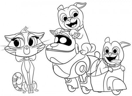 9 Fun Puppy Dog Pals Coloring Pages for Children - Coloring Pages