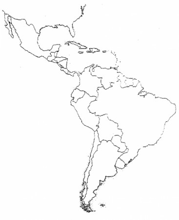 Blank Latin America Map Quiz Social Studies Pinterest For Best ...