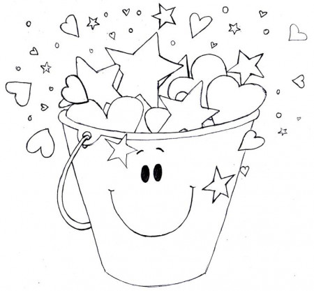 Bucket Filler Coloring Page