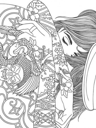 Trippy coloring pages sun - ColoringStar