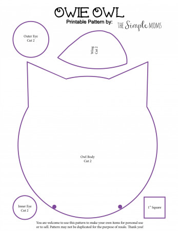 diy owie owl rice pack + printable pattern :: a simple sewing tutorial