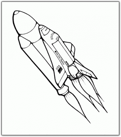 Space Ship Coloring Pages - Pics about space