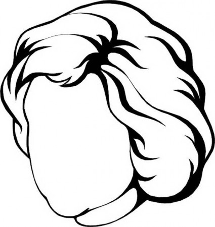 Woman Blank Face Coloring Page