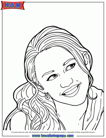 Free Printable Coloring Pages Of Hannah Montana | Cooloring.com