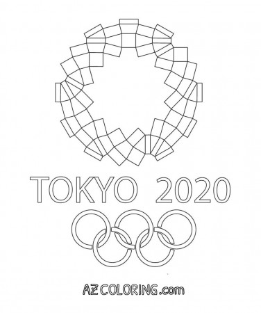 Tokyo 2020 Olympics Coloring Page