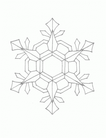 Free Printable Snowflake Coloring Pages For Kids