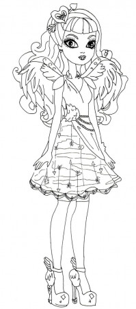 Free Printable Ever After High Coloring Pages: C.A Cupid Ever ...