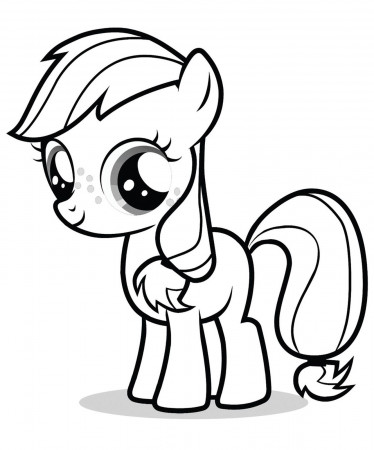 My Pretty Pony - Coloring Pages for Kids and for Adults
