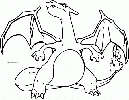 Charizard Coloring Page 01 | Wecoloringpage