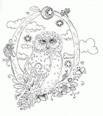 Free Owl Coloring Pages Image 19 - VoteForVerde.com