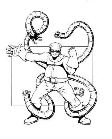 Dr. Octopus coloring pages