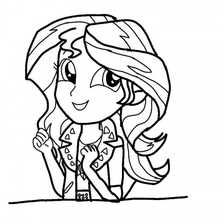 Sunset Shimmer coloring page | Sunset shimmer, Coloring pages, Coloring  sheets
