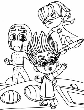 Coloring : Pj Masks Pages Pdf Page Mask Colorings ~  Americangrassrootscoalition