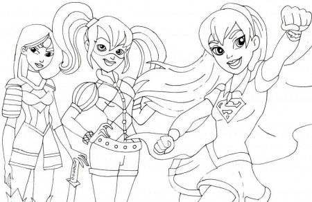 DC Superhero Girls Coloring Pages - Best Coloring Pages For Kids | Cartoon coloring  pages, Superhero coloring, Coloring pages for girls